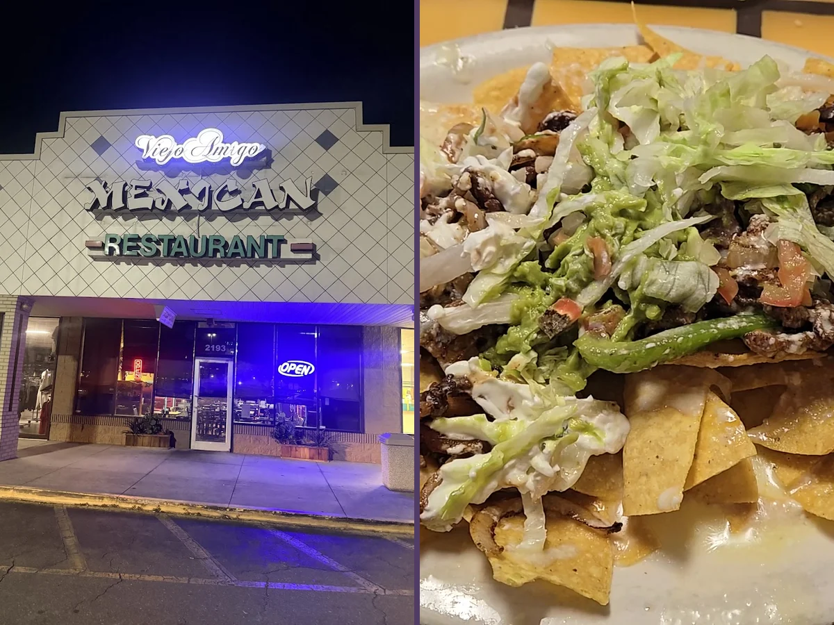 Fresh chips beside bowls of salsa